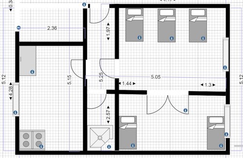 Tiergarten Other | 55 m² Shared room ∙ 1 bedroom ∙ 1 guest