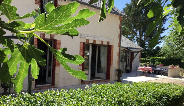 Charming House Near Château de Bouges, Private Terrace & Garden, Fireplace, Free Linens & Cleaning